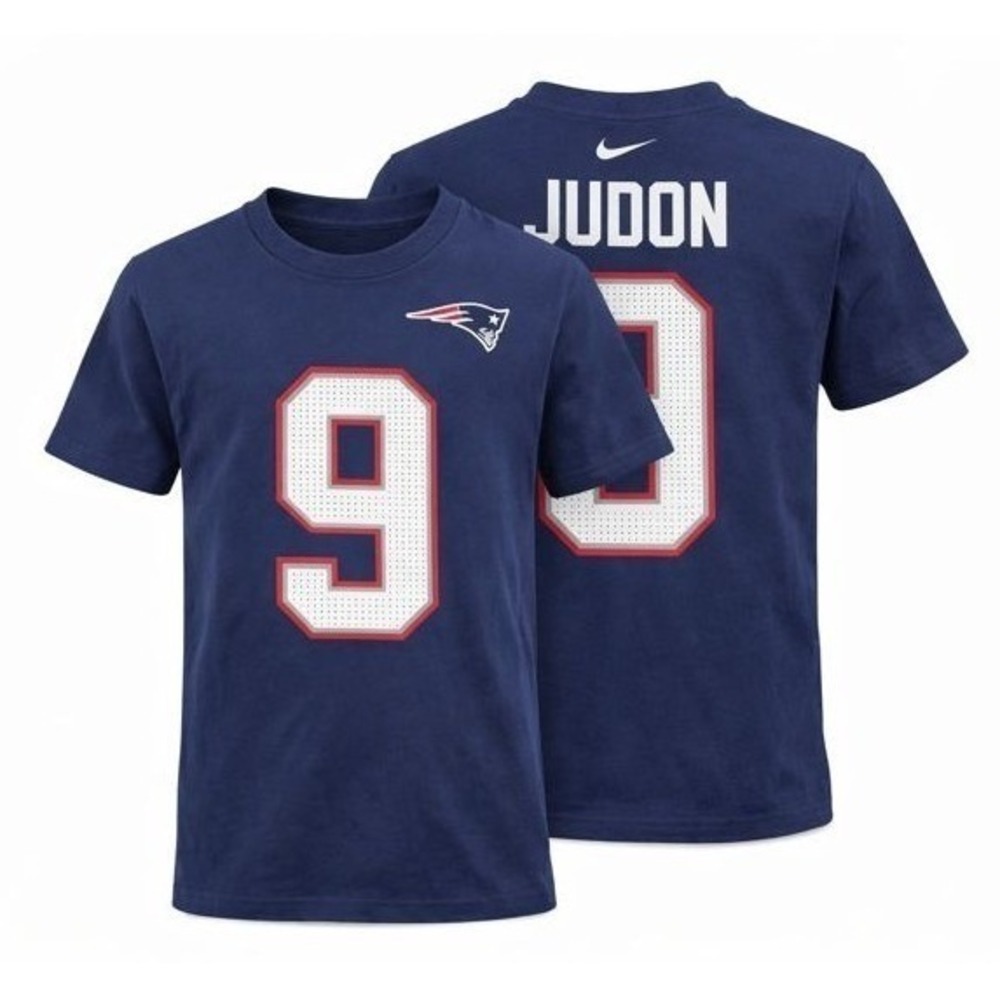 Nike New England Patriots NFL Jersey Style T-Shirt Number 9 Youth Size M NWT